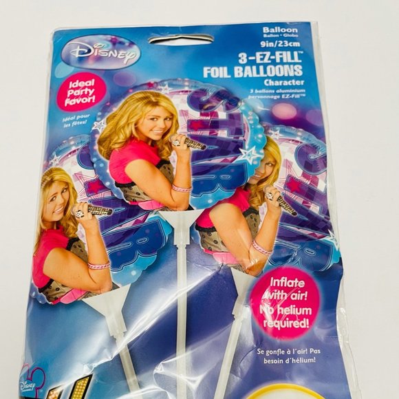 Hannah Montana Pack of 3-EZ_FILL Foil Balloons - Picture 2 of 3